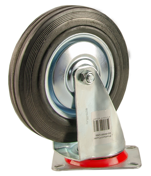 Большегрузное колесо обрезиненное поворотное, без тормоза, г/п 200кг (200*50,0 мм)