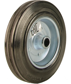 Большегрузное колесо обрезиненное без кронштейна, г/п 200кг (200*50,0 мм)